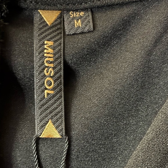 🆕Miusol Black Sleeveless V-Neck Maxi Gown M🆕 - Picture 10 of 16